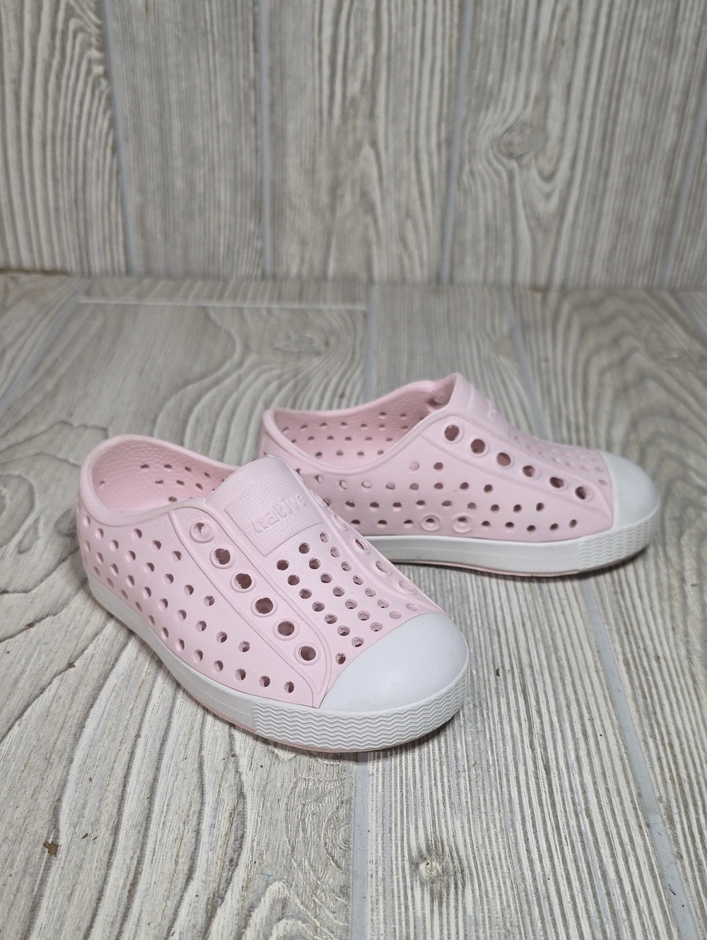 Native Pink Jefferson Slip On Oxfords Shoes Kids Toddler Size C5